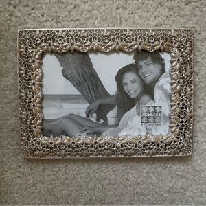 Silver and Pink Photo Frame